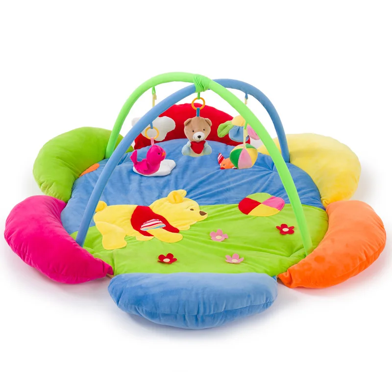 

Kaki Beit Care Bears Baby Playmat Game Blanket Baby Creeping Mat Infant Music Toy BABY'S FIRST Month Gift