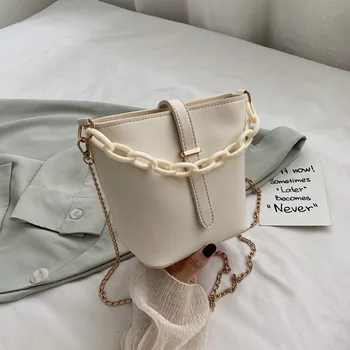 

Women's bag 2020 new fashion rhombus all-match crossbody portable chain bucket bag bags for women 2020 women handbags