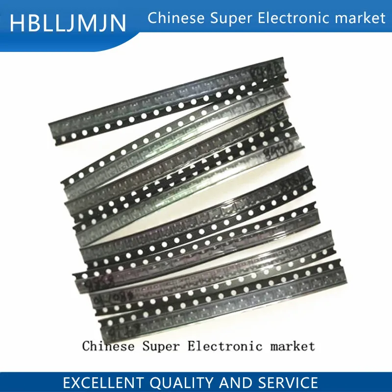 BC807-40 BC817-40 BC846B BC856B BC847B BC857C BC848B BC858B BC807 BC817 BC847 BC857SOT-23 SMDTransistor kit 8values*20pcs = 160pcs bjt transistor transistors kit mosfet transistor triac transistor