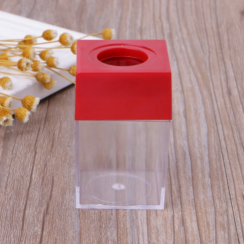 

1Pc Magnetic Clip Dispenser Paper Holder Square Box Case Random Color