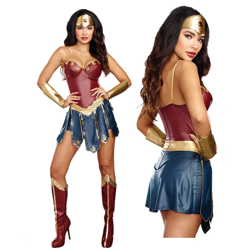 

S-XXL Wonder Woman Cosplay costumes Adult Dawn Of Justice Superhero Costume for Halloween Fancy Dress Princess Diana cosplay