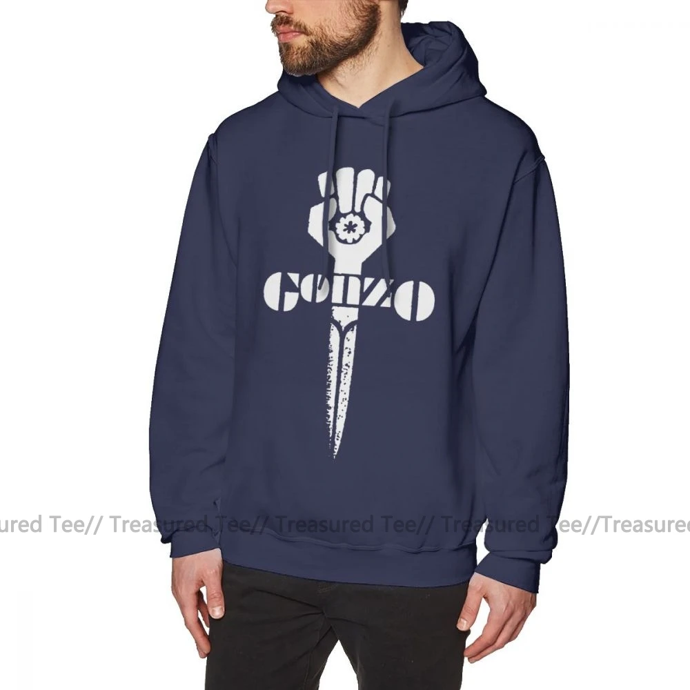 Sheriff Hoodie Hunter S Томпсон гонзо рубашка толстовки мужской популярный пуловер Толстовка Зимняя хлопковая длинная синяя XL уличная Толстовка - Цвет: Navy Blue