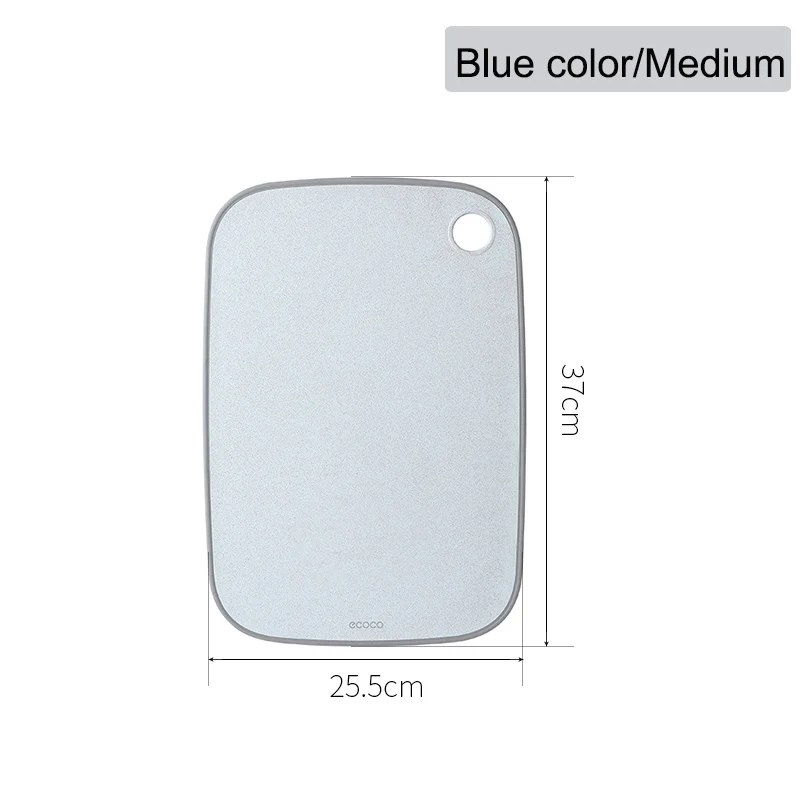 M BLUE Натуральный пшеничный соломенный разделочный блок разделочные доски двухстороннее использование безвредные безмолвные для фруктов, овощей, мяса кухонные аксессуары - Цвет: M BLUE