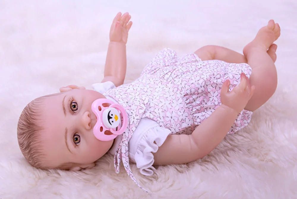 Полностью тело силиконовые куклы Beborn 43 см мягкие виниловые куклы реалистичные для принцессы для девочки куклы для продажи Этнические куклы ребенок день рождения Рождество