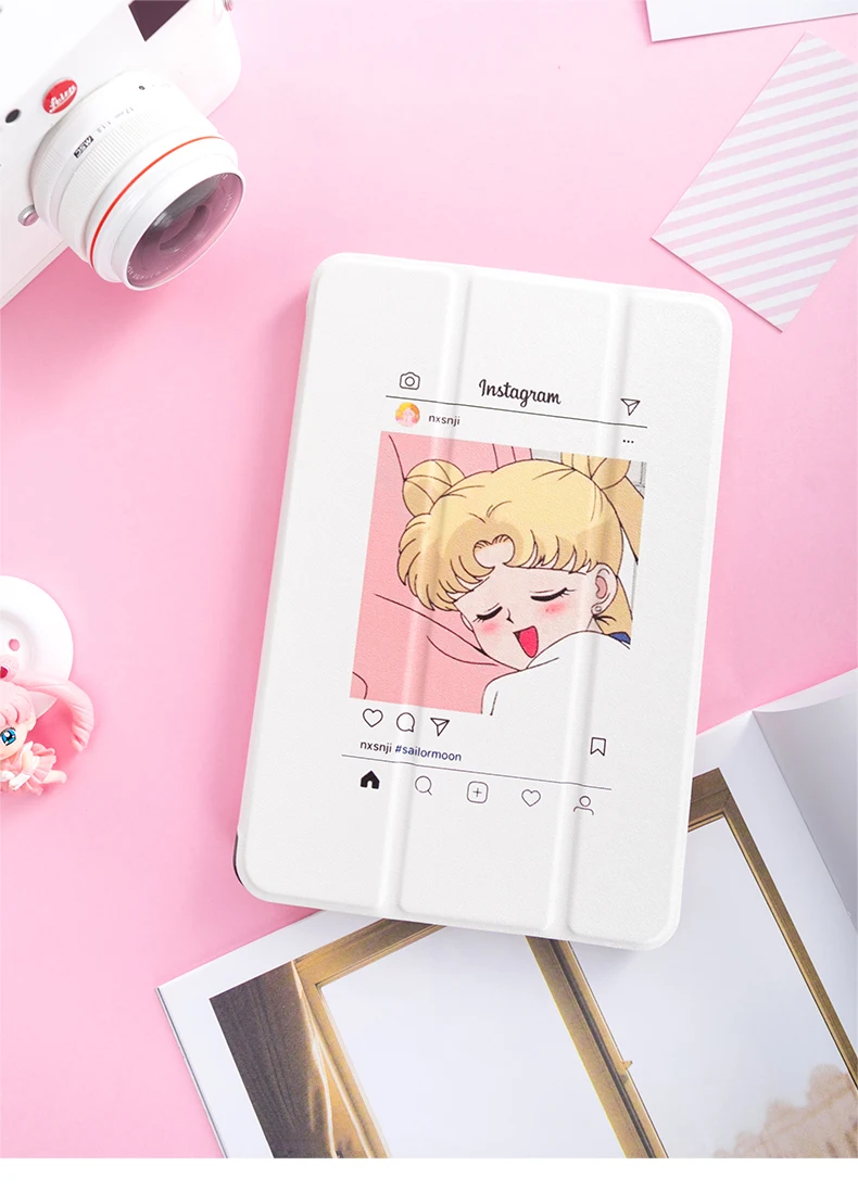 Sailormoon Чехол-книжка на магнитной застежке Чехол для iPad Pro 9,7 11 air 3 10,5 12,9 10,2 Мини-Платье на возраст 2, 3, 4, 5, планшет чехол для нового iPad 9,7