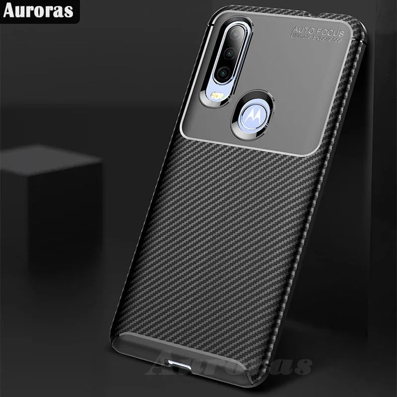 Auroras чехол для Motorola One Vision Чехол Мягкий силиконовый чехол противоударный чехол из углеродного волокна чехол для телефона для Moto One Action чехол