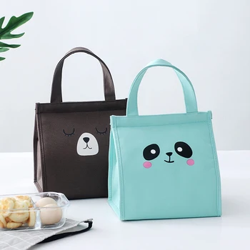

Hot Student Breakfast Lunch Box Cooler Bag Oxford Cloth Isothermal Insulation Cold Picnic Bags Children Snack Food Thermal Pouch