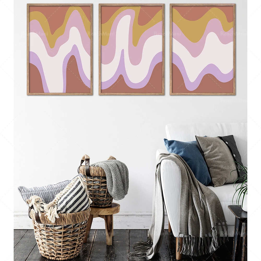 

Boho wall decoration prints, Boho abstract art printing, aesthetic art decoration canvas art posters