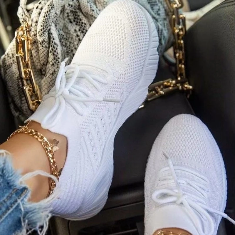 women's vulcanized shoes off white	 Women White Sneakers Thick Bottom Solid Plus Size Women's Shoes Comfortable Breathable Summer Outdoor Lace Up Ladies Flat Shoe most comfortable rubber shoes