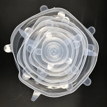 

Food Grade Lid for Airtight Container Versatile Sealing Bowl Cover Plastic Wrap Can Be Repeated Use Multi-functional General