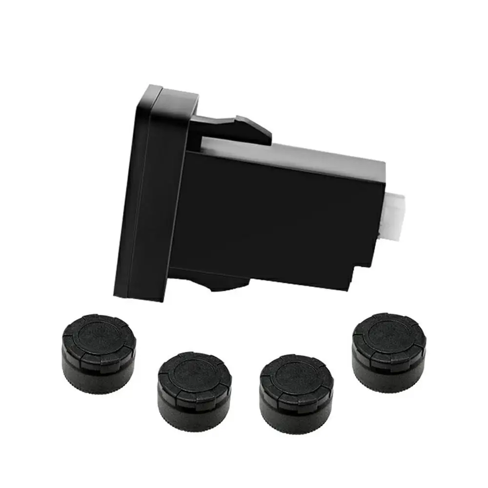 Аварийный датчик давления в шинах TPMS 4 шт. Автомобильный датчик USB контроль давления в шинах цветной ЖК-экран