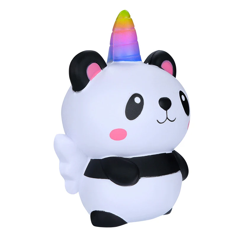 Squishies Kawaii мультфильм панда Ангел сжимаемые мягкие медленно восстанавливающие