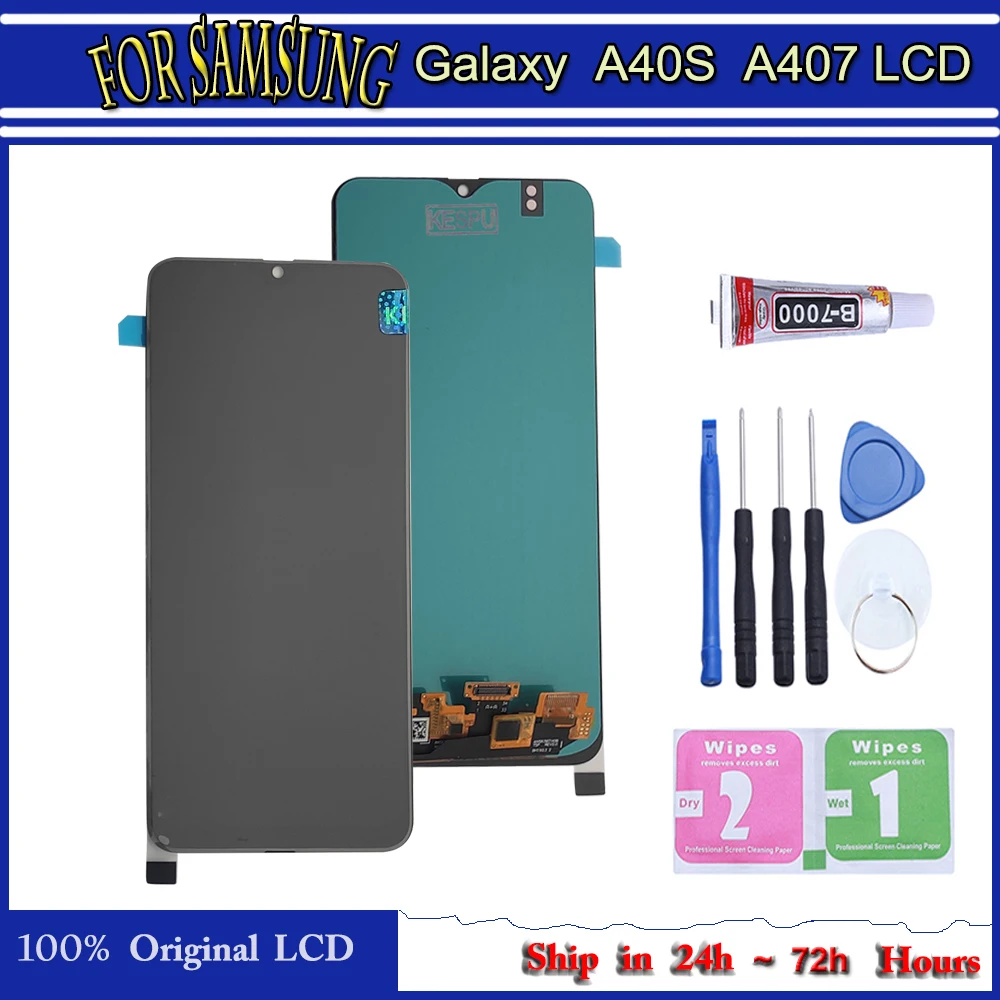 Оригинальный ЖК дисплей для Samsung A40S A407 сенсорный экран дигитайзер в сборе Замена