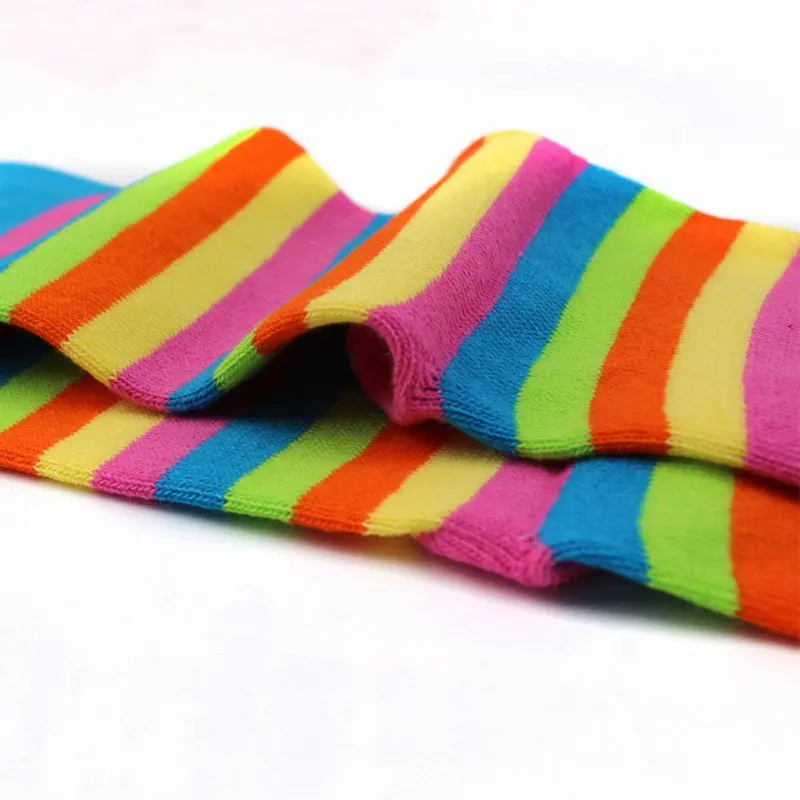 Забавные женские носки с пятью пальцами, полосатые носки, Осенние повседневные Мягкие носки с пальцами для дам