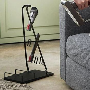 

Vacuum Stand for Dyson V6 V7 V8 V10 Stick Cleaner Holder Storage Rack Support Home Organizer for Handheld Electric Broom Black