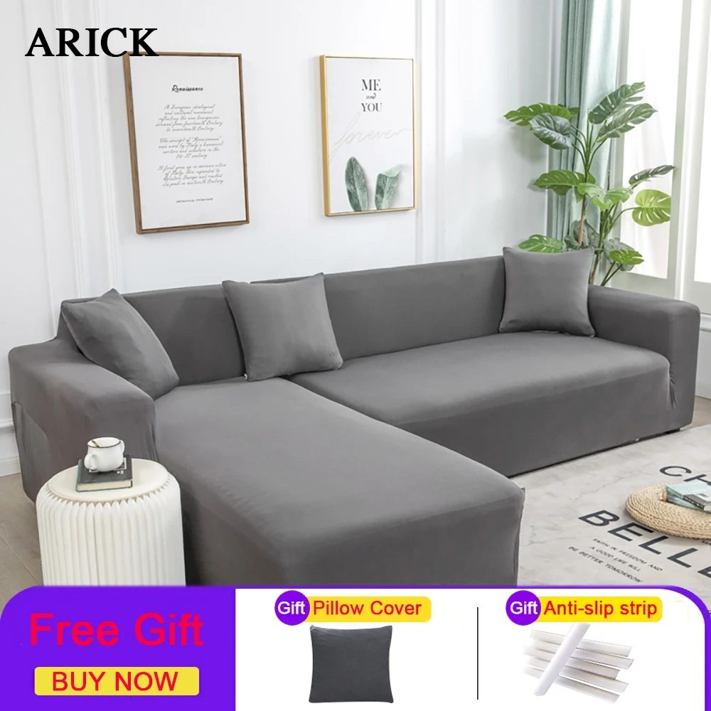 Elastic Sofa Cover For Living Room Corner Slipcover Armchair L Shape Protector Sofa Couch Cover 1