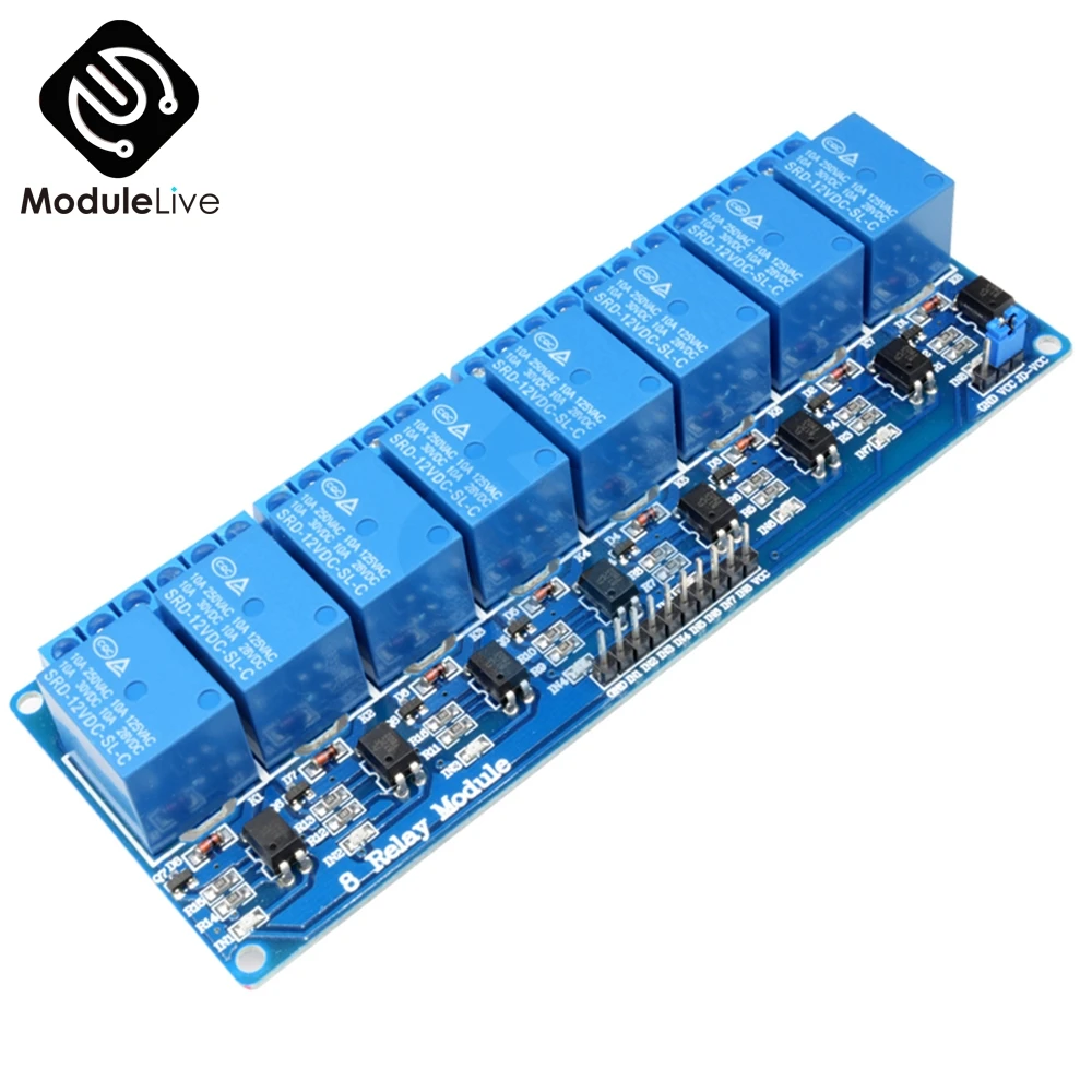 DC 12V 8-канальный сетевой видеорегистратор способ 8-CH триггерный релейный модуль с анод для Arduino UNO Mega 2560 1280 ARM PIC AVR инструменты