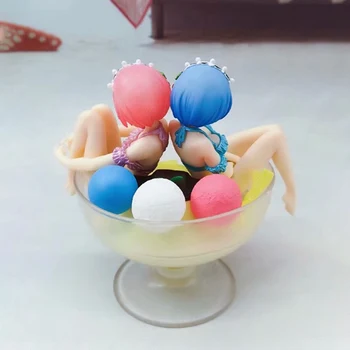 

2019 New PVC Action Figures Model Toys Doll Gift Anime Life In A Different World Figure Glass Pudding Sexy Girls