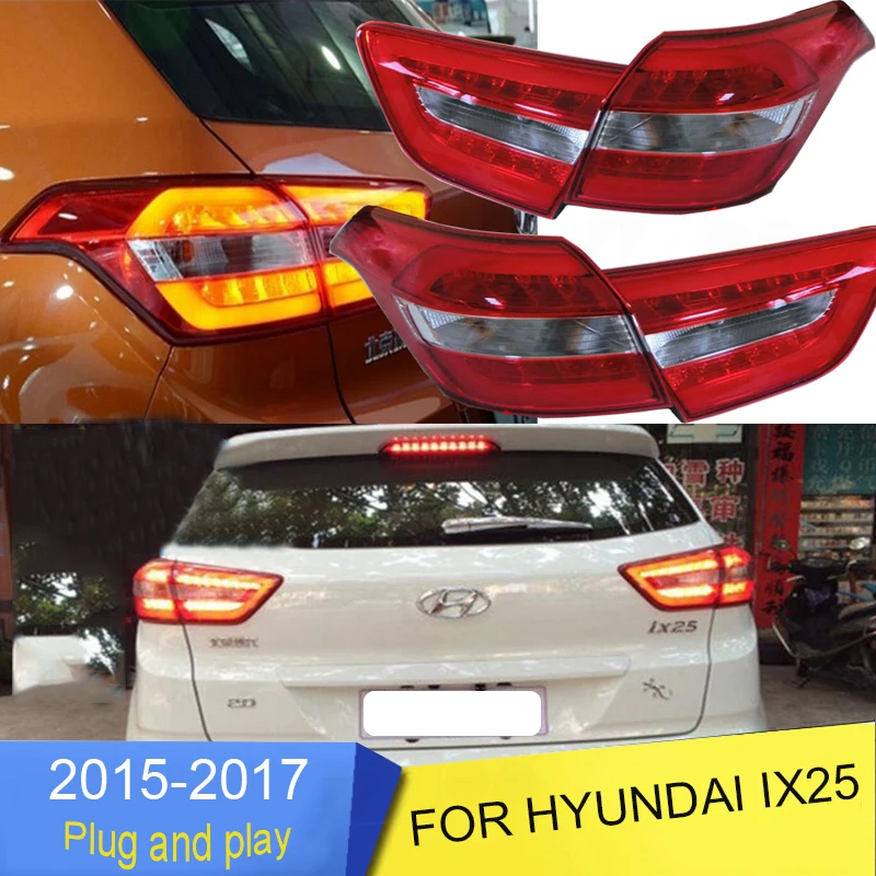 Автомобильный Фонарь Ix25 creta,~ 2016y, автомобильный бампер для hyundai creta ix25, фара ix25 creta, задний фонарь