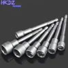 1Pcs 1/4" Hex Shank Power Nut Driver Drill Bit Metric Socket Wrench Screw 6-19mm Magnetic Nut Driver Set Socket Adapter 5