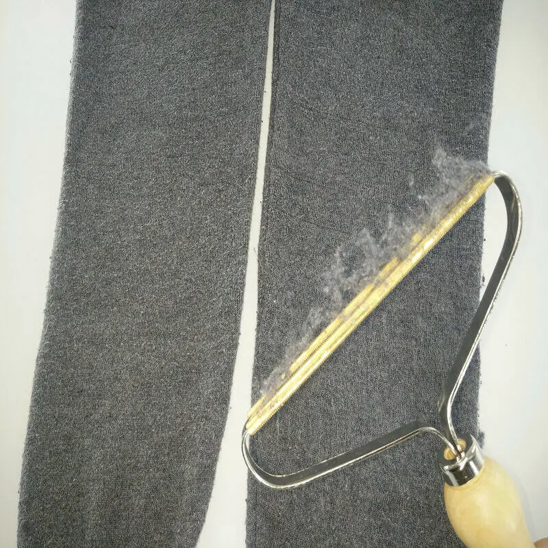 Портативная одежда для бритья дома пилинг Fuzz аксессуары деревянный небольшой триммер руководство медь полосы удаления ворса свитер инструменты