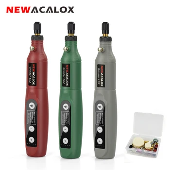 

NEWACALOX Mini Grinder Machine Electric Drill USB Charging Variable Speed Engraving Pen Rotary Tools Kit Grinder Set for Milling