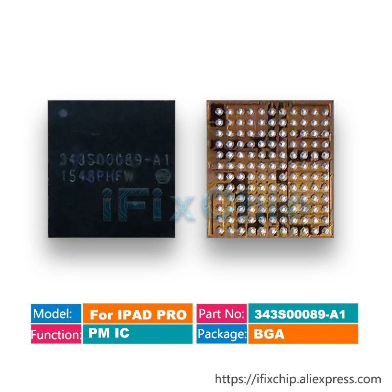 

5pcs/lot 343S00089-A1 343S00089 For iPad Pro 9.7/12.9 2nd Generation Power IC PMIC Large Big Power Supply PM IC Chip