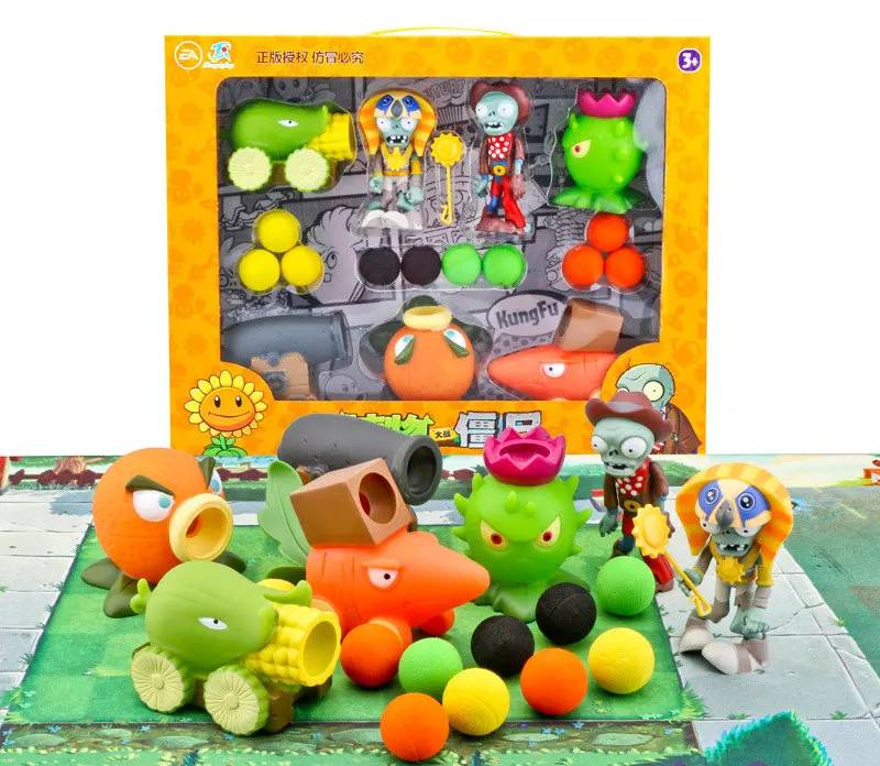 28 стилей Растения против зомби фигурка для детей, абс материал 3-7 см PVZ Коллекция растение Zombine фигурка игрушки подарок - Color: No box6