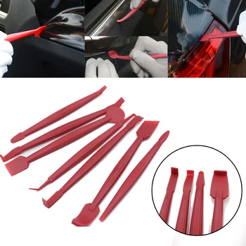 

New Arrival High Quality 7PCS Car Wrap Film Tools Squeegee Scraper Set Kit Window Tint Glue Remover