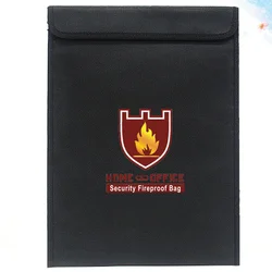 Sac en papier ignifuge A4 étanche, pochette de fichier Durable, sac de documents pour la maison, le bureau et l'école (38x28cm) 