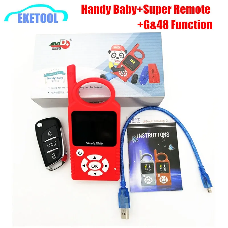 

Handy Baby V9.0.5 CBay With 48 and G/96 Bits Function Auto Key Programmer Multi-Language Original For 4D/46/48 1pc Super Remote