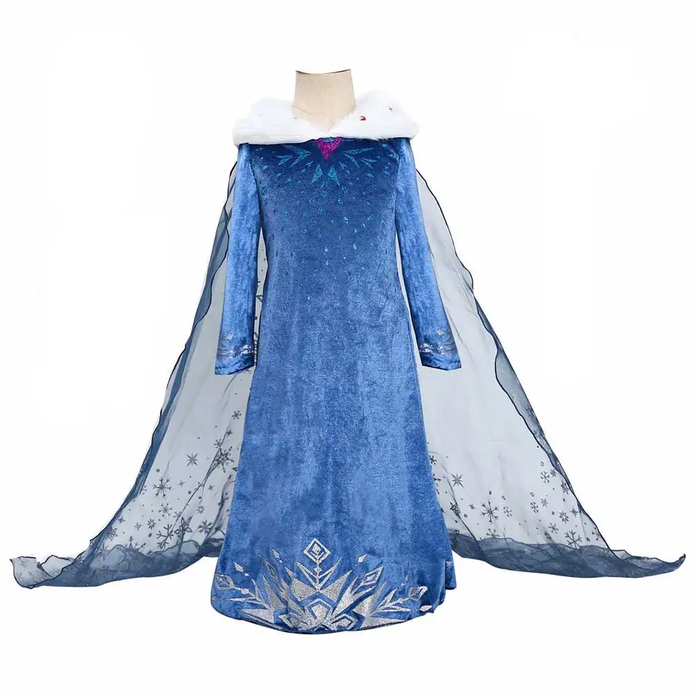 Dress 1 Костюм принцессы Анны и Снежной Королевы для девочек; платье Эльзы; Детские платья; нарядное платье для танцев; Рождественский подарок для костюмированной вечеринки - Цвет: Dress 1