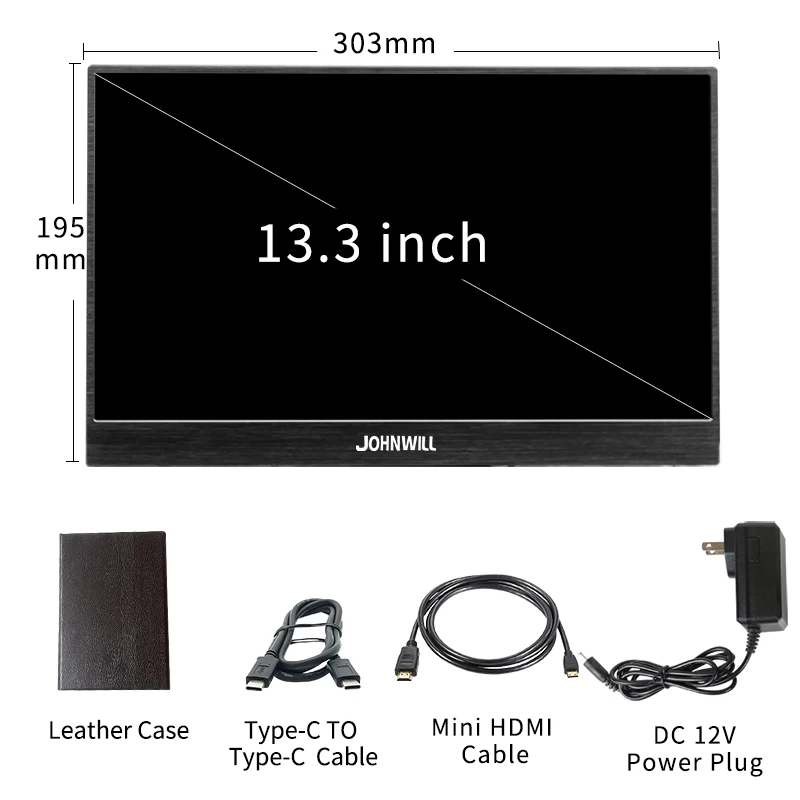 13 3 &quotдюймовый монитор 4K hdmi Портативный IPS Тип C ЖК дисплей Дисплей с DP Вход
