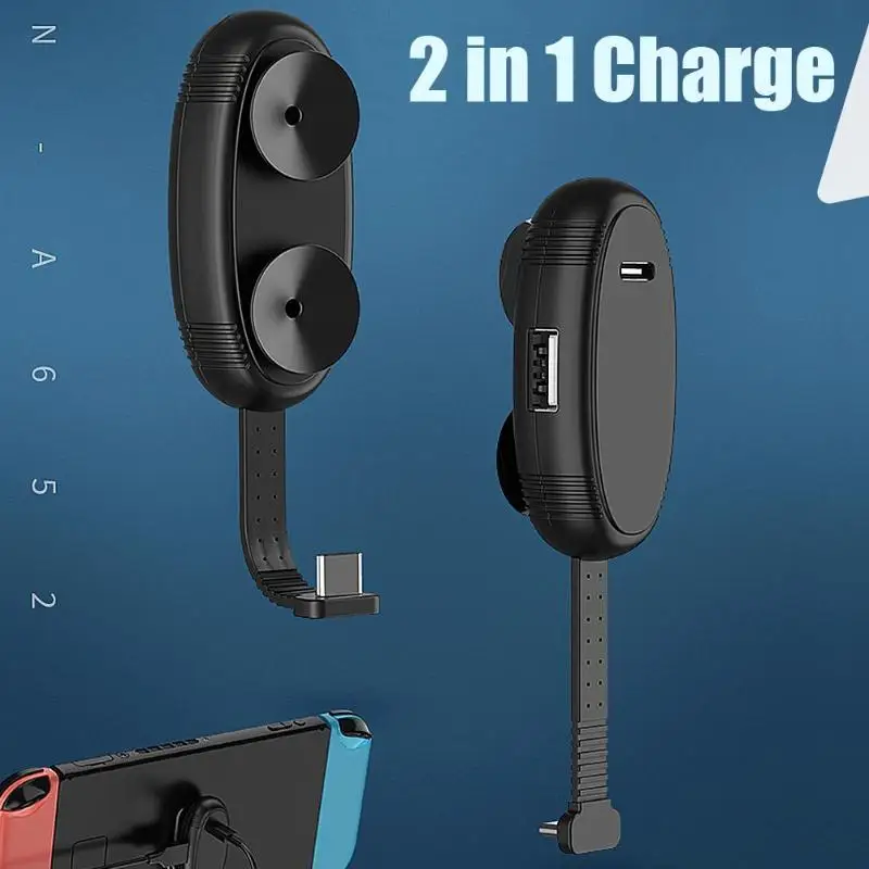 2 в 1 Зарядное устройство USB type-C зарядный OTG кабель для консоли DN Switch поддержка прямой доставки