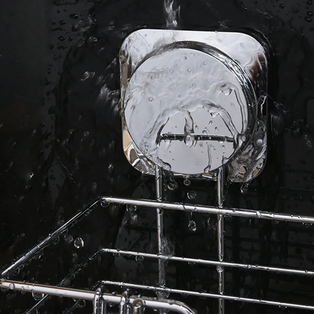 Полка для ванной комнаты без бурения водонепроницаемый прямоугольник держатель корзина для хранения кухня настенный шампунь углеродистая сталь Органайзер слив