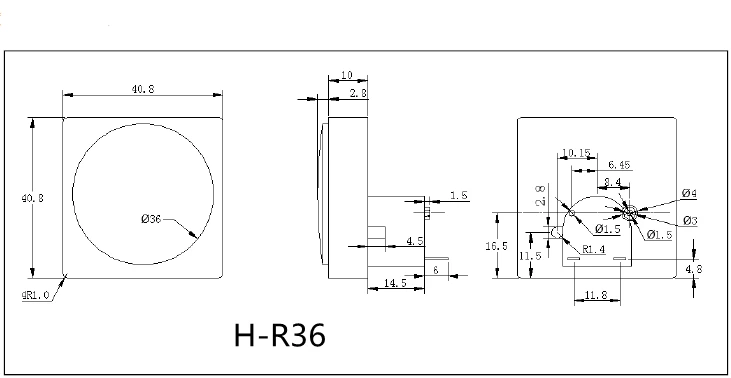 1PC Power Verstärker Audio Level Meter VU Meter Pointer Audio VU Meter H-R36 VU Zifferblatt Mit Schwarz Hintergrund Und gelb Hintergrund. – Detail 1