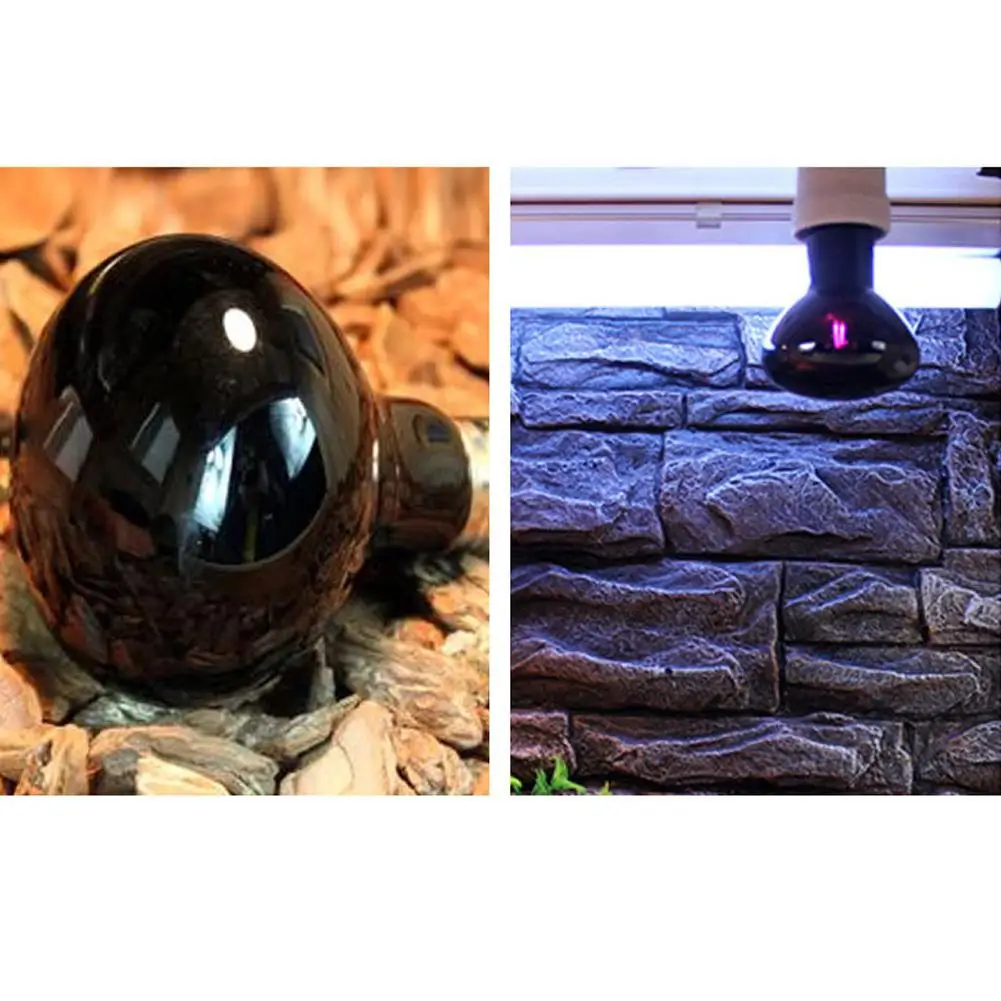 UVA Reptile Night Heating Lamp Bulb Imitation Moonlight Night Sleep Lighting Lamp for Lizard Snake Reptile Pets 220V E27