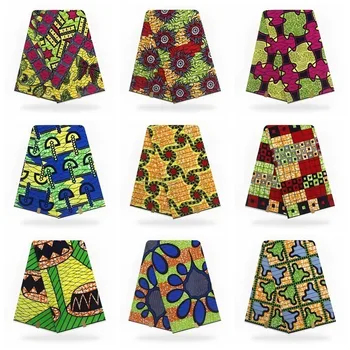 

Veritable Wax African Fabric 100% Cotton Ankara Fabric High Quality African Wax Prints Fabric Soft Tissus Veritable Wax 6yard