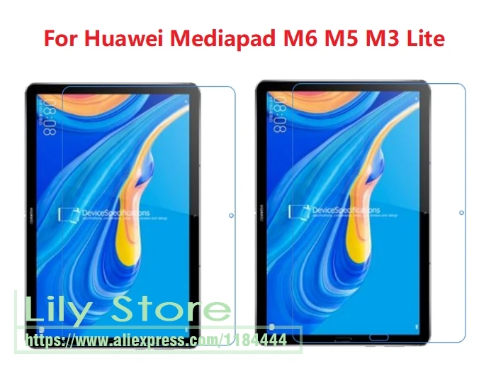 2 PCS For Huawei Mediapad M6 M5 M3 Lite Clear Screen Protector Protective Film on Media Pad 8.4 8 10.8 10.1 inch tablet | Мобильные