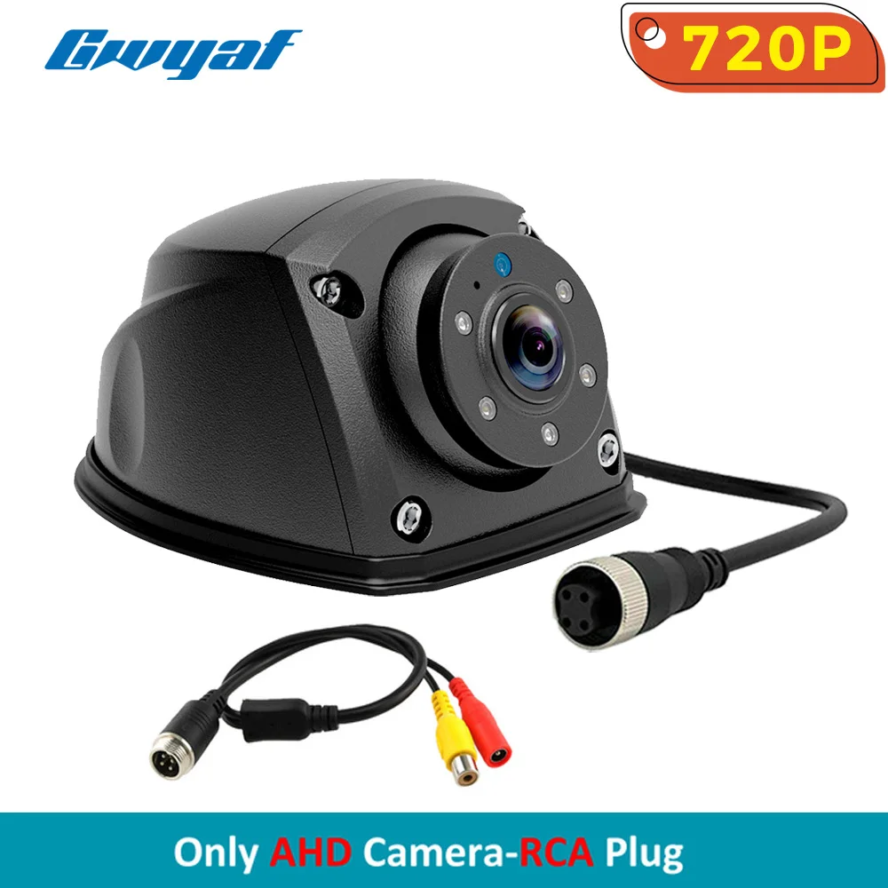 Heavy Duty Side View Camera AHD 720P Mini Side Mount Camera IR Night Vision Waterproof Reversing Parking Camera For Truck RV Bus wireless backup camera for car Vehicle Cameras