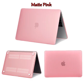 

Matte/Crystal Case For Apple Macbook Air Pro Retina 12 13 15 16 inch laptop bag For New Mac book Pro Air 13.3 Case A1932 A2159