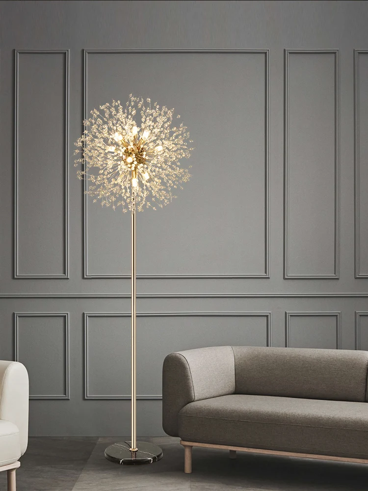 Global Led crystal Floor Lamp work light G9 star Light foyer floor lights for Living Room Bedroom gold Crystal Lamps|Напольные лампы| |