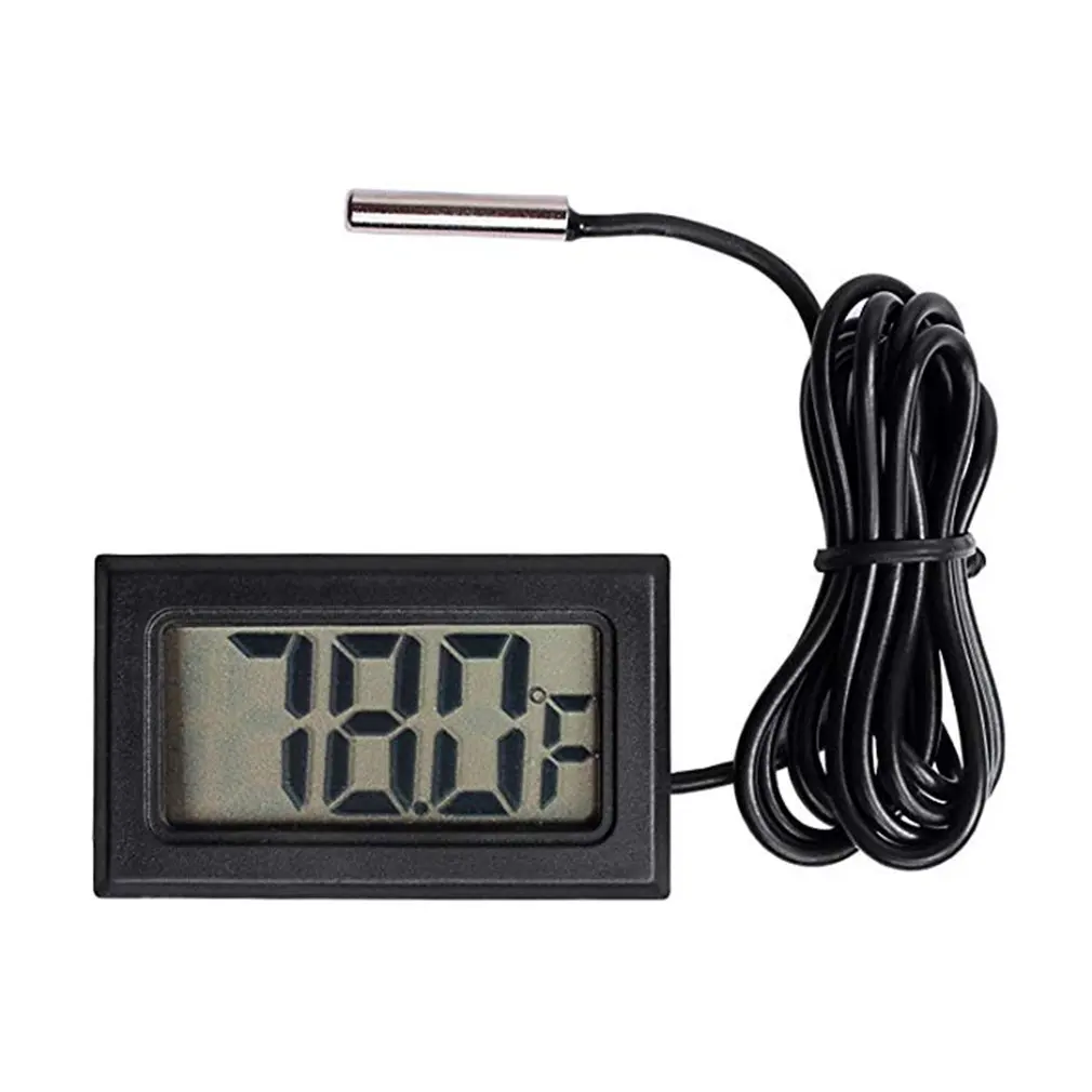 

Electronic Thermometer Digital Thermometer Fish Tank Refrigerator Water Temperature Table Thermometer With Waterproof Probe
