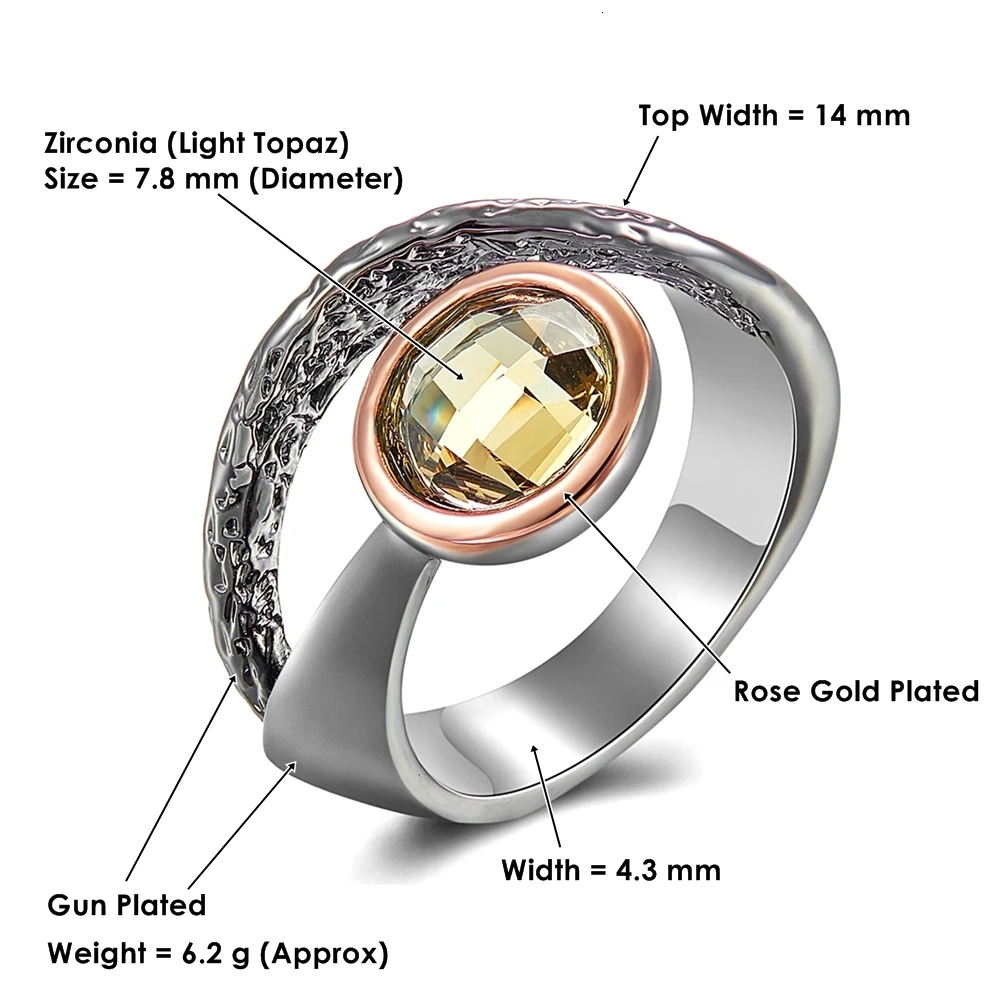 DreamCarnival 1989 абсолютно новое готическое обручальное кольцо для пистолет женщина& розовое золото с покрытием шикарный шик сексуальный вид качественные ювелирные изделия WA11720