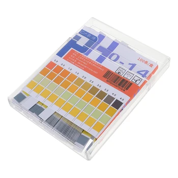

100pcs Portable Convenient Practical Precise PH Strips PH Test Paper Chemical Test Tool PH Testing Strip for School Home Outdoor