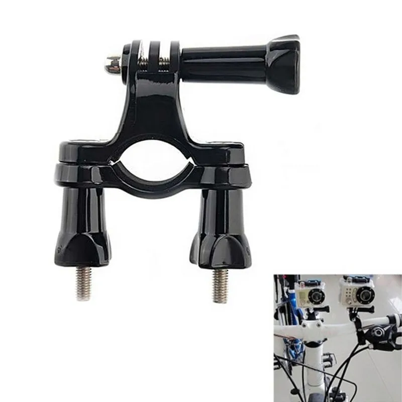 

Bike Bicycle Handlebar Clamp Mount Camera Cycling Clip Compatible GoPro Hero 1 2 3 FDX99