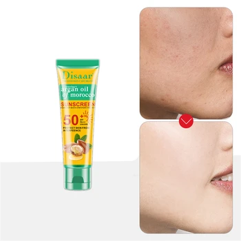 

New Brand Natural Argan Oil Isolation Sunscreen Makeup Concealer Oil-control Liquid Foundation Moisturizing Cosmetics 50ml