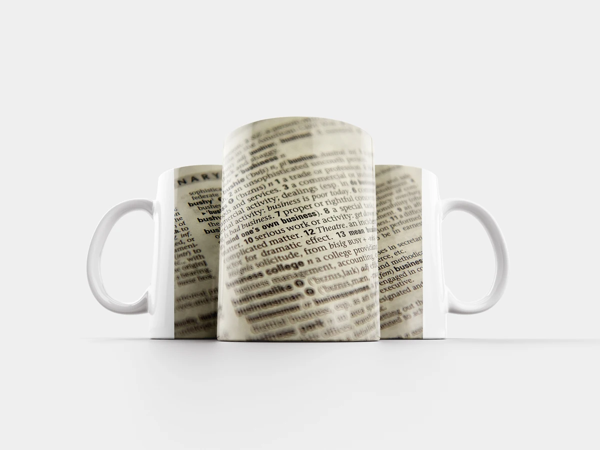 Mug "толковый dictionary, text, the definition of" 320 ml mug толковый dictionary text
