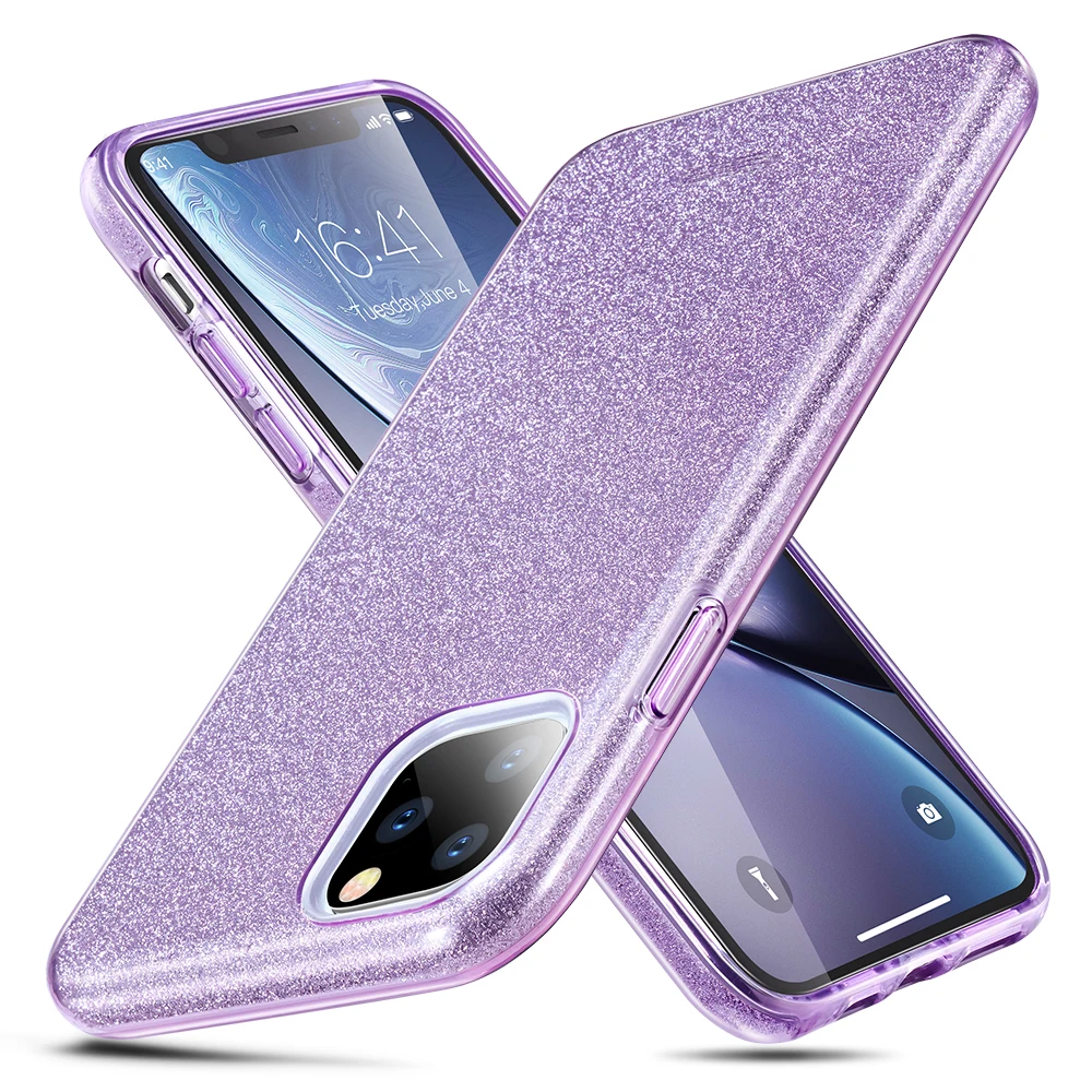 Чехол ESR Bling для iPhone 11 Pro Max розовый зеленый блестящий Блестящий защитный бампер брендовый чехол-накладка для iPhone 11 Coque