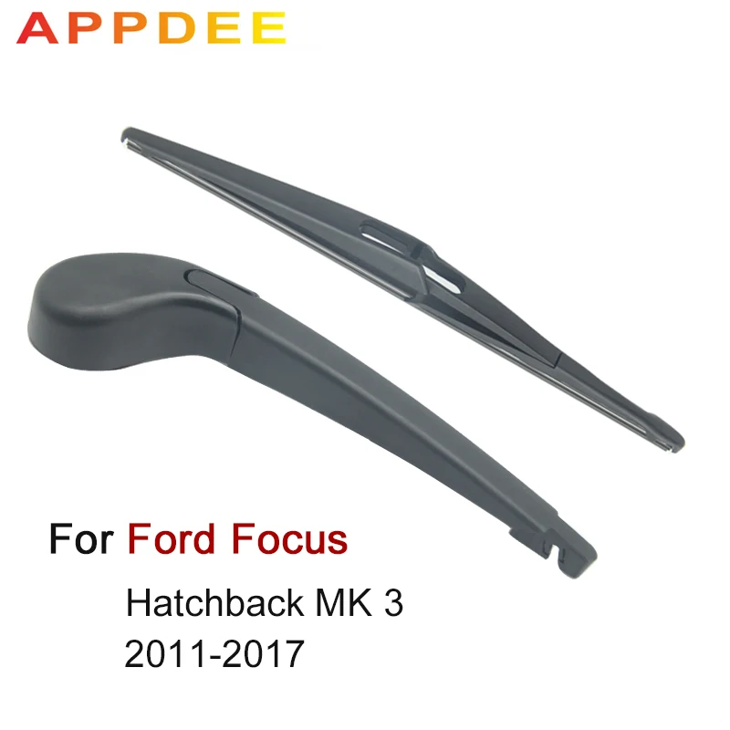 APPDEE Wiper 1" Задняя щетка стеклоочистителя и набор рычагов для Ford Focus Hatchback MK 3 2011- ветровое стекло заднего стекла